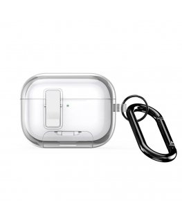 Apple AirPods Pro 3 austiņu korpuss PECR sērija PC+TPU vāks caurspīdīgs