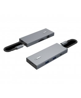 Fuj:tech 8-in-1 USB-C-hubi, 100 W PD