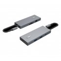 Fuj:tech 8-in-1 USB-C centrs, 100 W PD Fuj:tech 8-in-1 USB-C centrs, 100 W PD