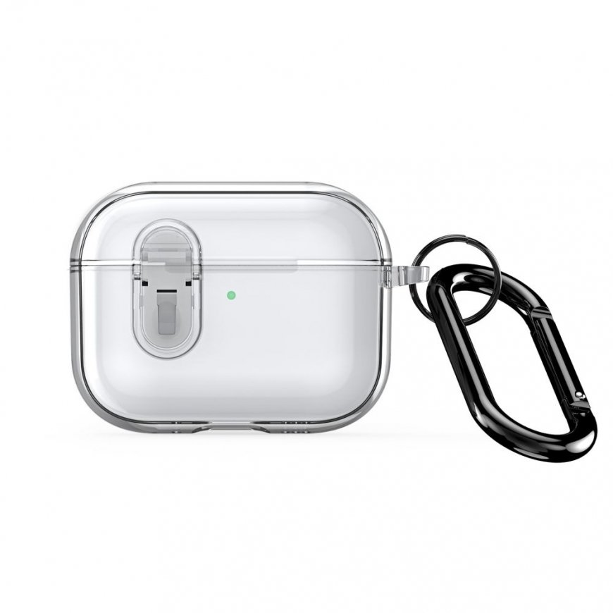 Apple AirPods Pro 3 PECL Series PC+TPU Cover with Hook Clear