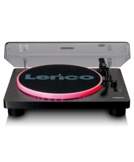 Lenco LS-50LEDBK audio turntable Belt-drive audio turntable Black Manual