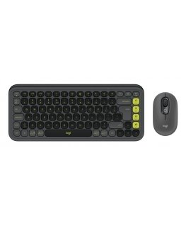 Logitech 920-013140 tastatūra Pele iekļauta Universāls Bluetooth sistēma QWERTY US International Grafīts