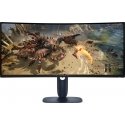 Alienware AW3425DWM PC lamekuvar 86,4 cm (34") 3440 x 1440 pikslit Wide Quad HD LCD Must, Sinine