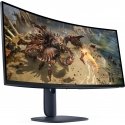 Alienware AW3425DWM PC lamekuvar 86,4 cm (34") 3440 x 1440 pikslit Wide Quad HD LCD Must, Sinine