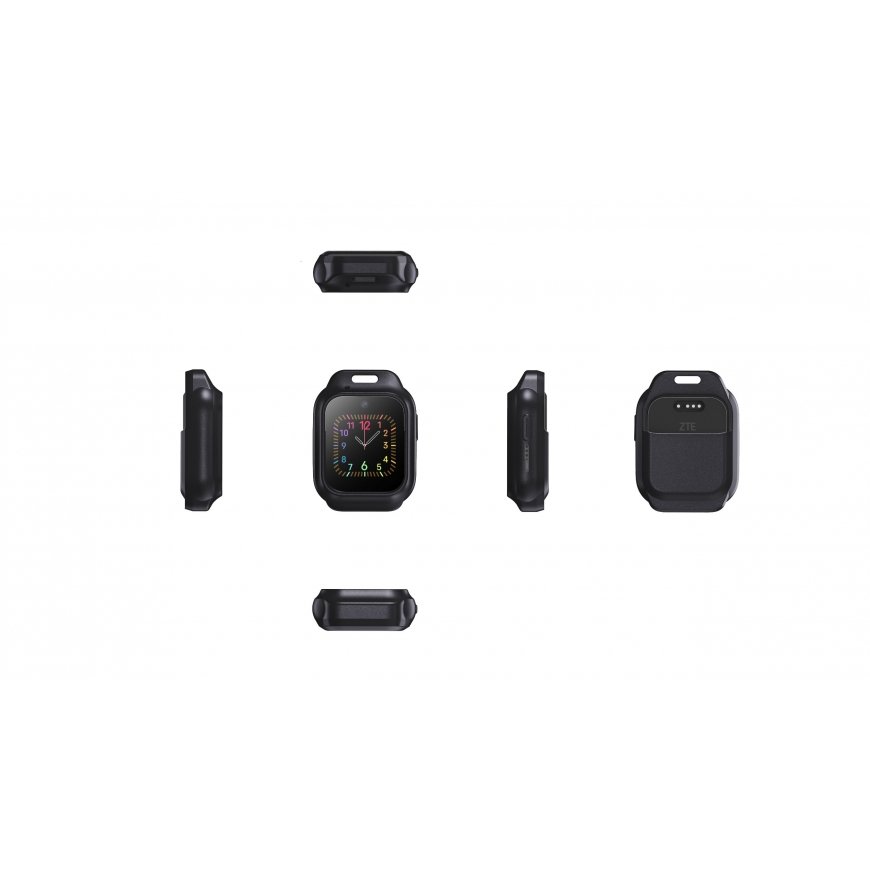 ZTE K2/K2 Pro mobilā telefona kakla siksna un aizsargapvalks, melns – 3