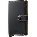 Secrid Miniwallet Matte -кошелек, черный/окра Secrid Miniwallet Matte -кошелек, черный/окра