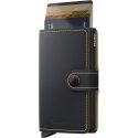 Secrid Miniwallet Matte - Wallet, Black/Yellow Secrid Miniwallet Matte - Wallet, Black/Yellow