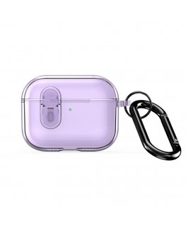 Apple AirPods Pro 3 PECL Series PC+TPU Cover with Hook Purple