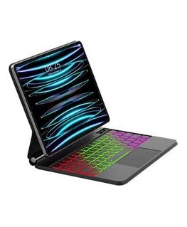 Klaviatūra Typecase Flexbook Touch iPad Air 13" 2024/2025 melna
