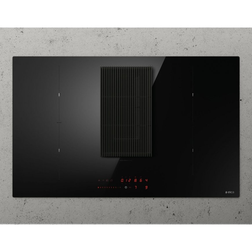 Elica NikolaTesla Prime S Black Built-in 83 cm Zone induction hob 4 zone(s) Built-in hood – 3