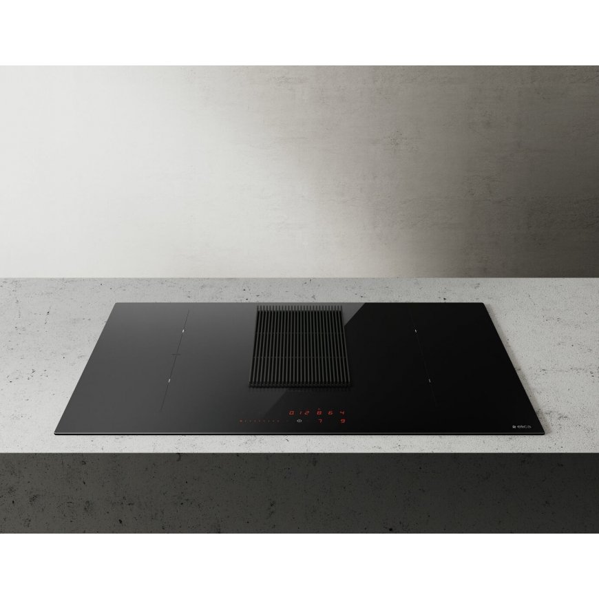 Elica NikolaTesla Prime S Black Built-in 83 cm Zone induction hob 4 zone(s) Built-in hood – 4