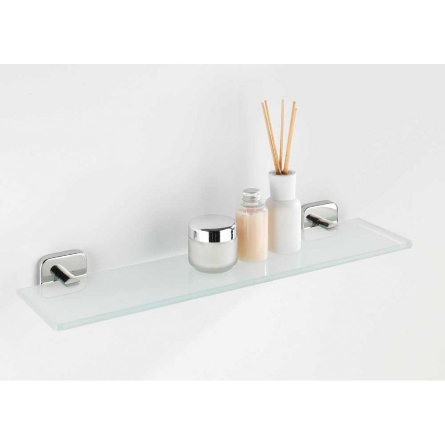 WENKO 24254100 shelve Floating shelf Wall mounted Glass Transparent – 2