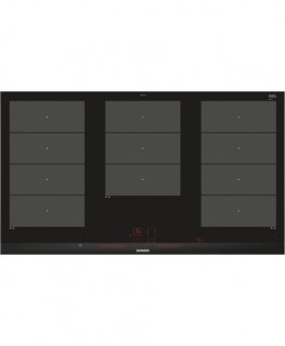 Siemens EX975LXC1E hob Black, Stainless steel Built-in Zone induction hob 5 zone(s)