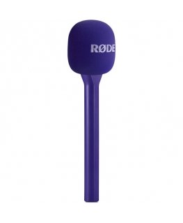 RODE Interview GO - Microphone Holder with Pop Filter Purple
