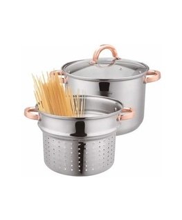 Pasta keetmise pott 7,5L 24CM 3 Osaline. KLAUSBERG KB-7739.