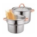 Ketaus puodas makaronams virti 7.5L 24CM 3 EL. KLAUSBERG KB-7739 Ketaus puodas makaronams virti 7.5L 24CM 3 EL. KLAUSBERG KB-7739