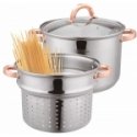 Klausberg KB-7739 7.5L 24CM Pasta Cooking Pot 3 pcs. Klausberg KB-7739 7.5L 24CM Pasta Cooking Pot 3 pcs.