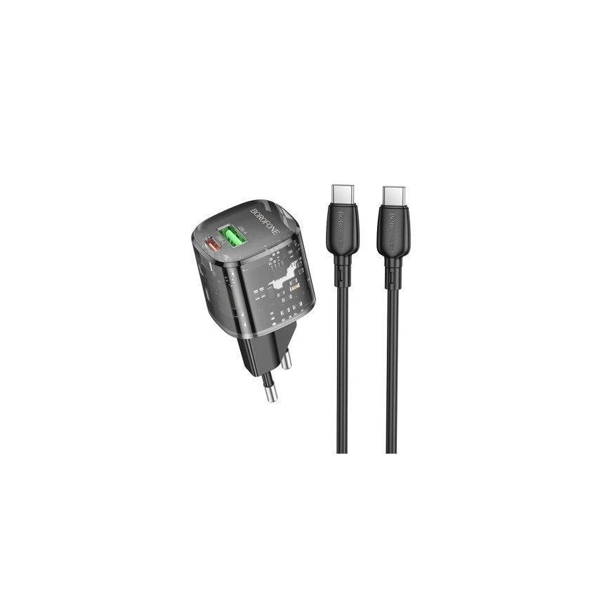 PD20 + QC18 ātrais lādiņš YC02E balts – 2