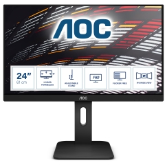 AOC P1 X24P1 kompiuterio monitorius 61 cm (24") 1920 x 1200 pikseliai WUXGA LED Juoda