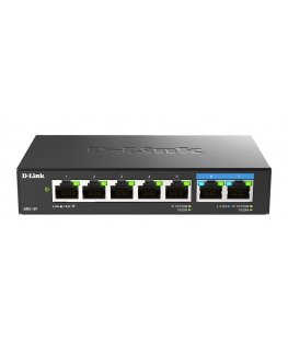 D-Link DMS-107/E võrgulüliti Mittejuhitav Gigabit Ethernet (10/100/1000) Must