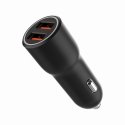 Gembird TA-UC-A2QC36-CAR-01 mobiililaitteen laturi Matkapuhelin, Älypuhelin musta Tupakansytytin Pik