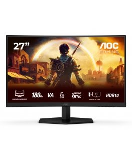 AOC G4 C27G42E PC lamekuvar 68,6 cm (27") 1920 x 1080 pikslit Full HD LED Must, Punane