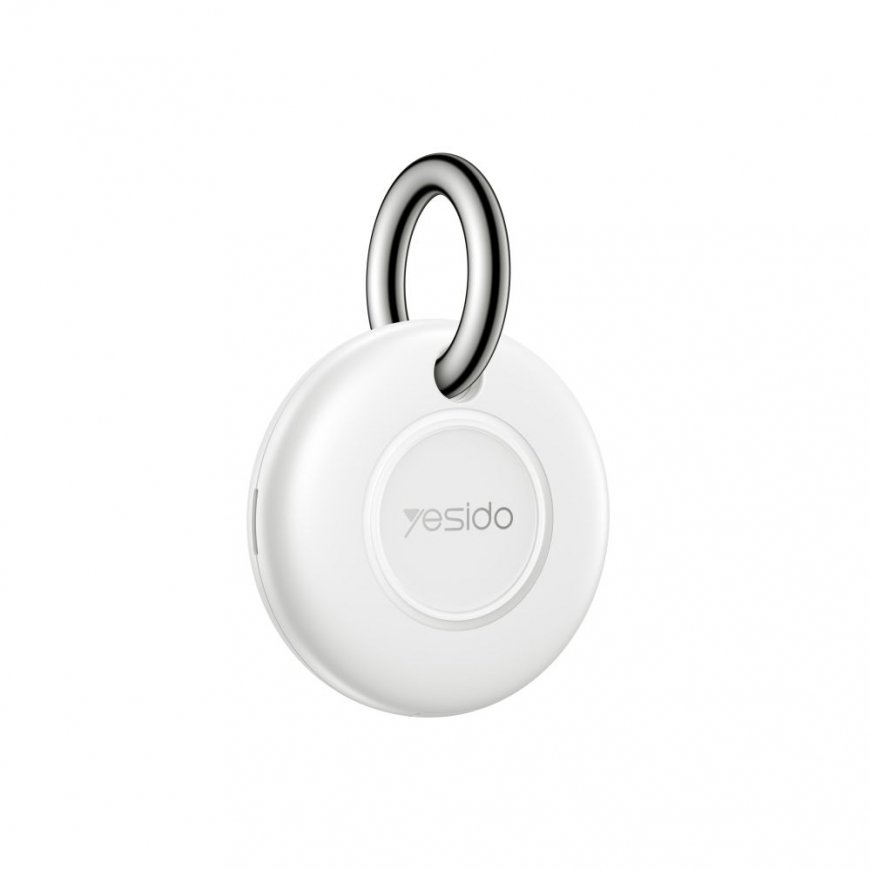 GPS Tracker Compact With Apple Find My Phone White