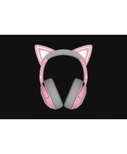 Razer Kraken Kitty V2 BT Laisvų rankų įranga Bevielis Su lankeliu Žaidimams Bluetooth Rožinė