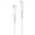 60W C to C PVC Data-kaapeli CA154 Valkoinen 60W C to C PVC Data-kaapeli CA154 Valkoinen