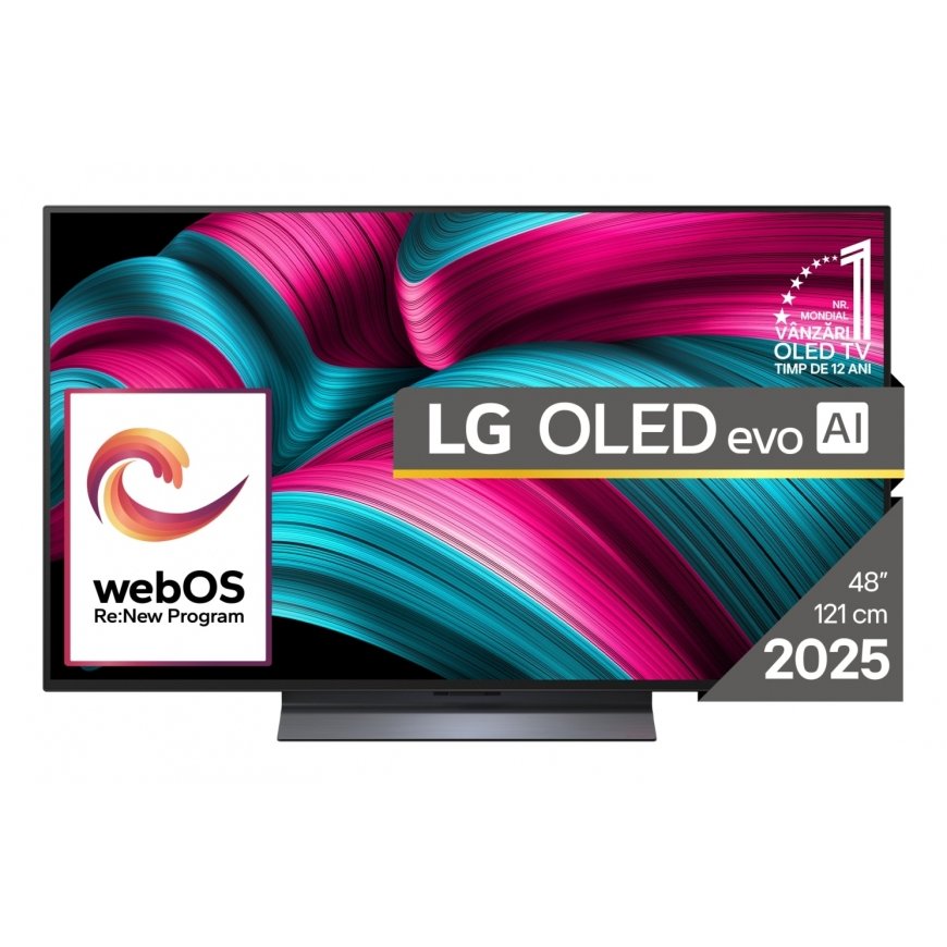 LG OLED evo AI OLED48C51LA televizors