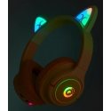 ProCaster Meow 2.0 ausinės su mikrofonu, rožinė