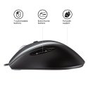 Logitech Corded Mouse M500 hiir Kontor Parempoolne USB tüüp A Laser 1000 DPI