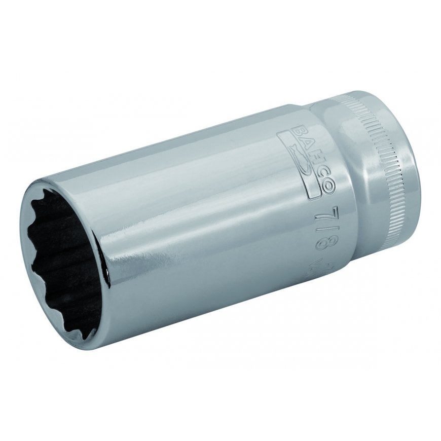 12-point socket, extended A7402DZ 3/4", square 3/8" Bahco