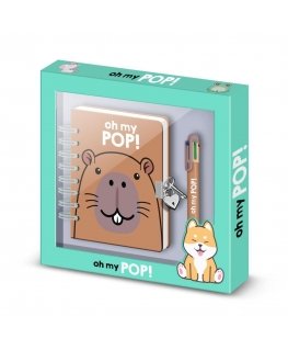 Karactermania Oh My Pop! Capibara Diary + pen
