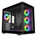 Cooler Master Elite 600 Midi Tower Melns, Caurspīdīgs