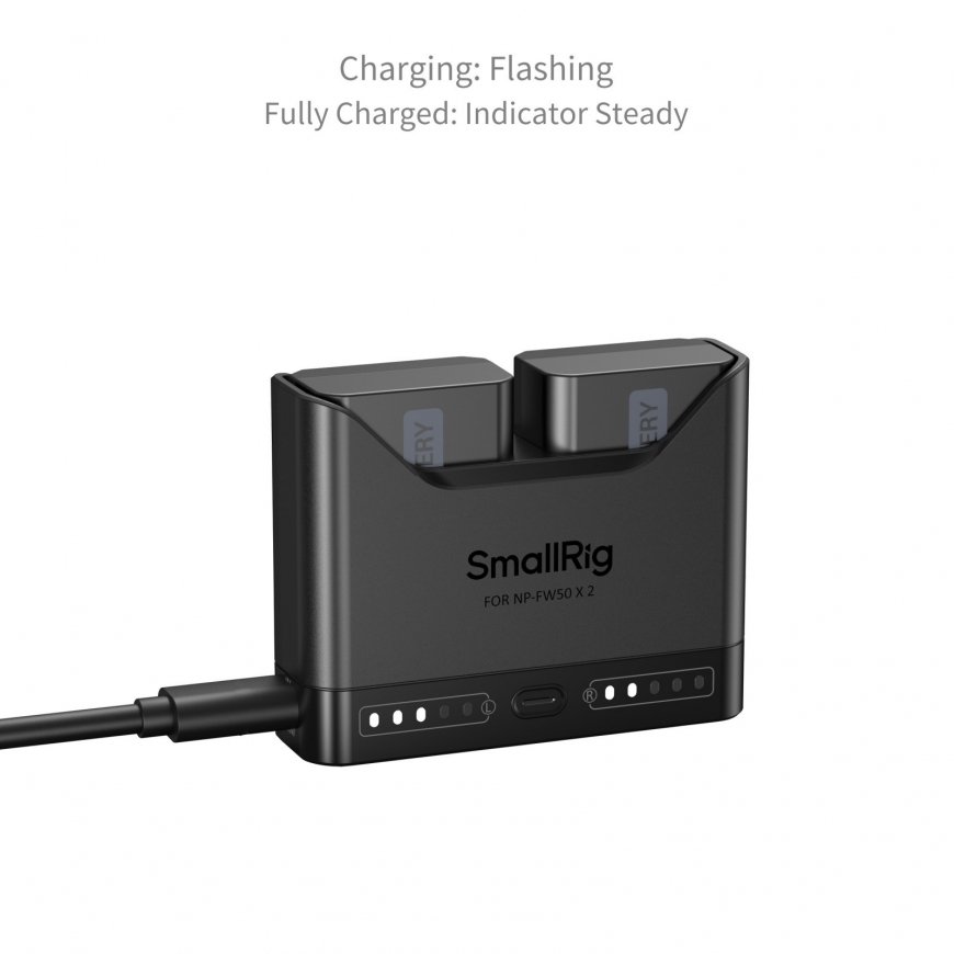 SmallRig 5488 akulaadija Digikaamera aku USB – 5