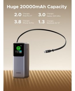 UGREEN 165W Повербанк с выдвижным механизмом