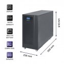 Qoltec 53044 puhvertoiteallikas (UPS) Online UPS 10 kVA 8000 W Qoltec 53044 puhvertoiteallikas (UPS) Online UPS 10 kVA 8000 W