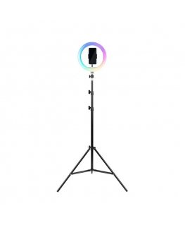 Havit ST7026 tripod with RGB light ring (black)