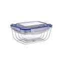 4-piece food storage container set, rectangular, 0.4 L, 0.8 L, 1 4-piece food storage container set, rectangular, 0.4 L, 0.8 L, 1