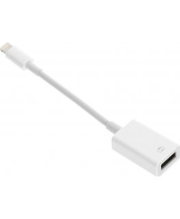 OEM адаптер OTG USB A Lightning белый 14071933