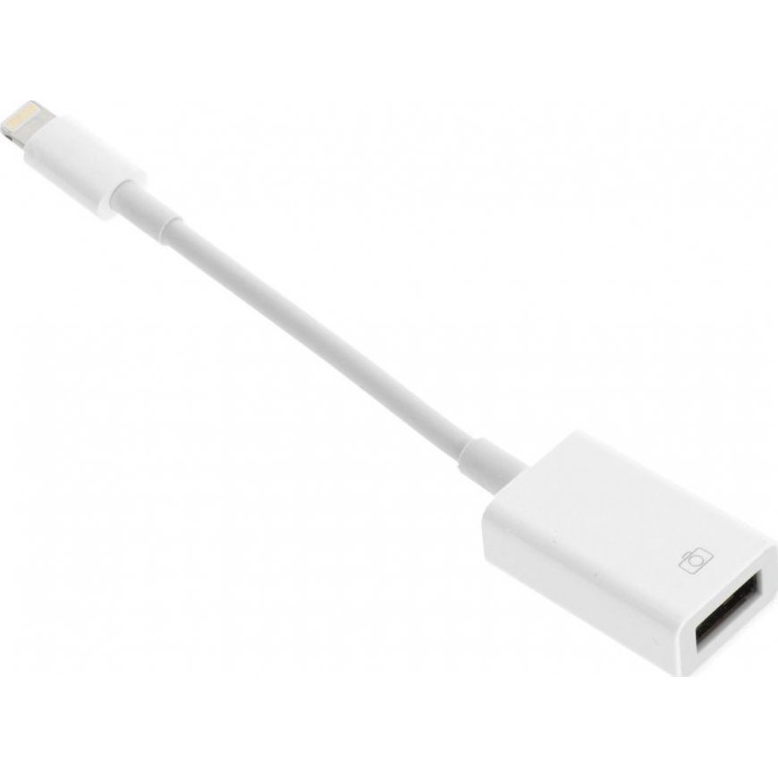 OEM OTG USB A Lightning Adapter Valge 14071933
