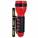 Punainen taskulamppu, jossa on 9 LEDiä, pituus 19 cm, 4003558, Heitech
