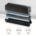 Axagon CLR-M2XT M.2 SSD Passivkühler Aluminium - 2280 M.2 NVMe SSD, Solid-state drive Heatsink/Radia Axagon CLR-M2XT M.2 SSD Passivkühler Aluminium - 2280 M.2 NVMe SSD, Solid-state drive Heatsink/Radia