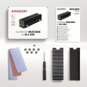 Axagon CLR-M2XT M.2 SSD Passivkühler Aluminium - 2280 M.2 NVMe SSD, Solid-state drive Heatsink/Radia Axagon CLR-M2XT M.2 SSD Passivkühler Aluminium - 2280 M.2 NVMe SSD, Solid-state drive Heatsink/Radia