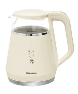 Klaasist elektriline veekeetja Klausberg KB 7893 LED-paneeliga,