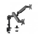 Gembird MA-DA2P-01 monitori kinnitus ja alus 81,3 cm (32") Laud Must