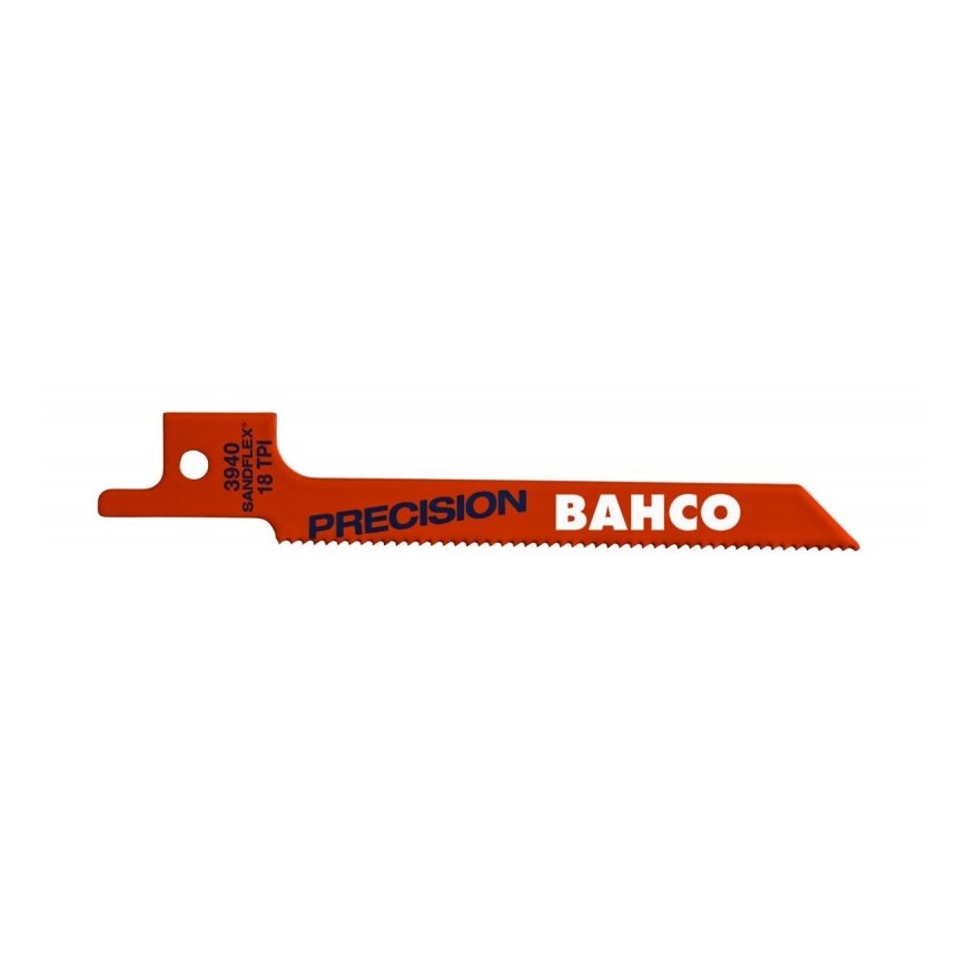 Брюнетные лезвия для пилы Bahco Tiesinio Sandflex Bi-Metal 100 мм * 0,9 мм SC 14 TPI, для легких металлов, 5 шт.