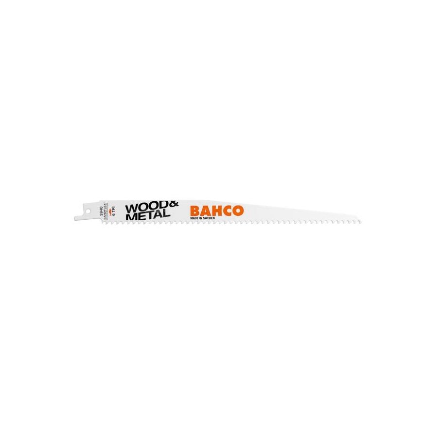 Bahco Tiesinio pjūklo geležtės Sandflex Bi-Metal 100mm*0.9mm SC 14TPI, lengviesiems metalams 5vnt – 2