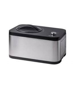 Unold 48826 Eismaschine & Joghurtbereiter EVA Kompressoriga jäätisemasin 1,5 l 120 W Must, Roostevaba teras